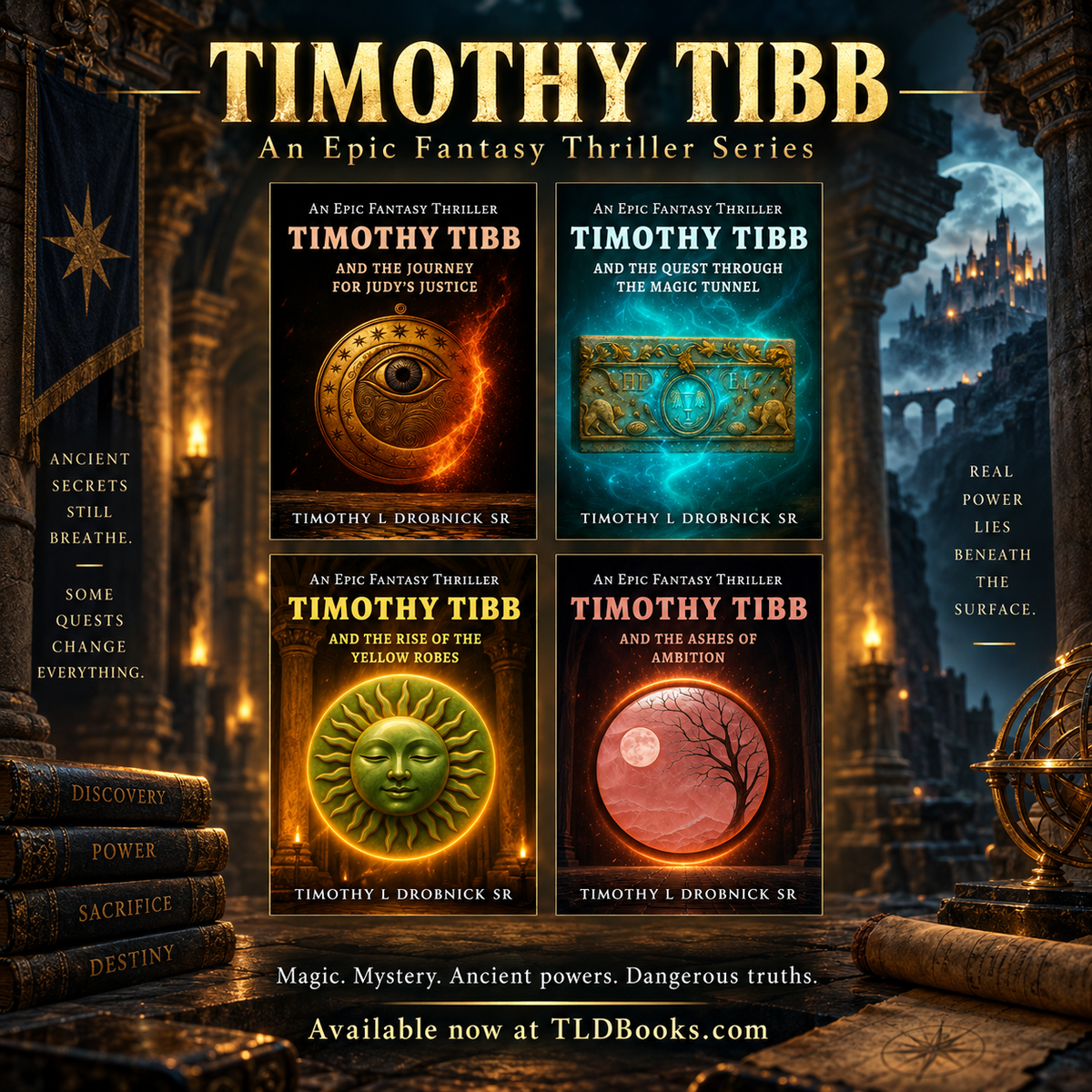 Timothy Tibb Epic Fantasy Thriller Series by Timothy L. Drobnick Sr.