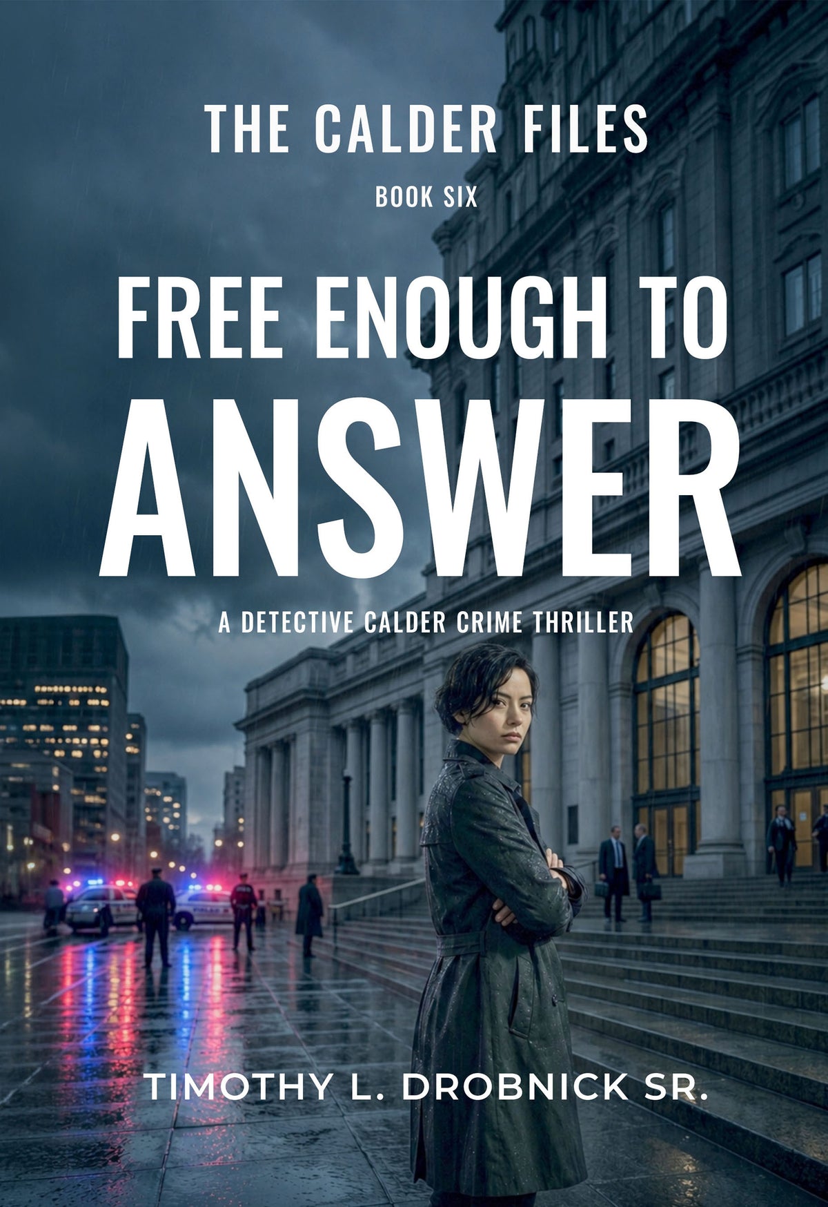 Book cover for 'Free Enough to Answer' by Timothy L. Drobnick Sr.